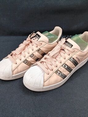 Adidas Womens Superstar FW5014 Pink Casual Shoes Sneakers Size 8